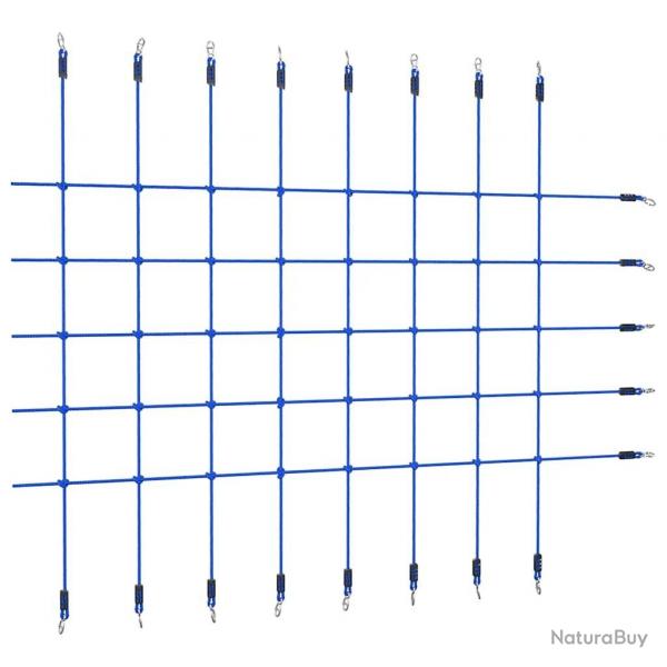 Filet d'escalade 200x150 cm Bleu alsavelo