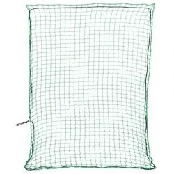 Filet pour remorque avec corde élastique vert 3x2,5 m PP alsavelo