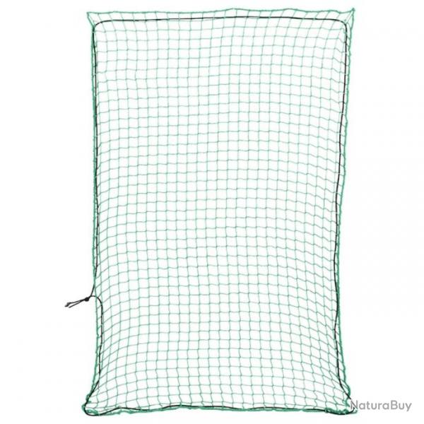 Filet pour remorque avec corde lastique vert 3,5x2,5 m PP alsavelo