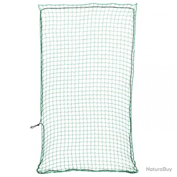 Filet pour remorque avec corde lastique vert 3,5x2 m PP