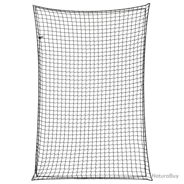 Filet pour remorque avec corde lastique noir 2,2x1,5 m PP alsavelo