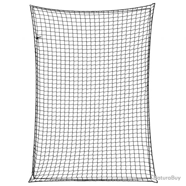 Filet pour remorque avec corde lastique noir 3,5x2,5 m PP alsavelo