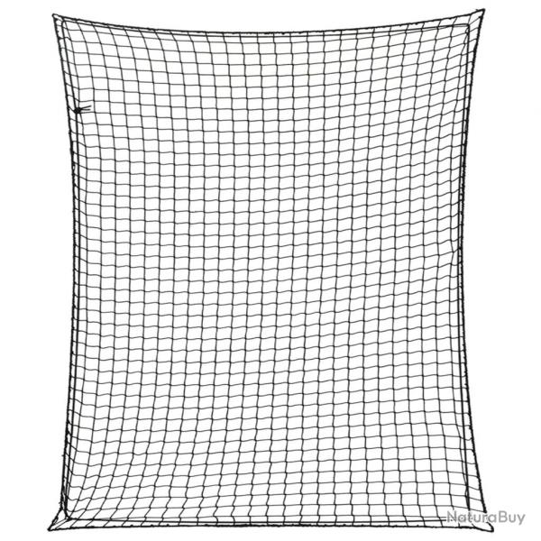 Filet pour remorque avec corde lastique noir 3,5x3 m PP alsavelo