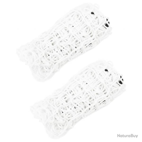 Filets  foin 2 pcs rectangulaire blanc 90x60 cm PP alsavelo