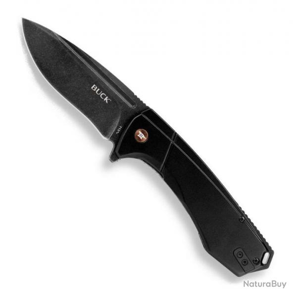 Couteau Ruckus (blackwashed), Couleur noir [Buck]