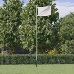 Mât de drapeau sectionnel Argenté 6,23 m Aluminium alsavelo