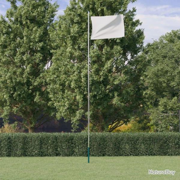 Mt de drapeau sectionnel Argent 6,23 m Aluminium alsavelo