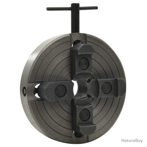 Mandrin  bois  4 mchoires connexion M33 acier noir 150x63 mm alsavelo