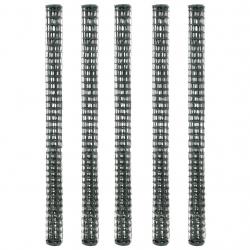 Mailles de clôture de jardin 5 pcs PEHD 1x1,2 m Vert alsavelo