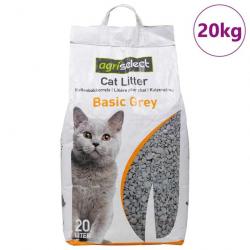 Litière pour chat avec poudre pour bébé, parfum Bentonite, 20 L alsavelo