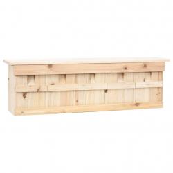 Maison pour moineau avec 5 chambres 68x15x21 cm Bois de sapin alsavelo