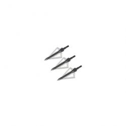 Pointe de chasse broadhead 2 pour fleches nxg avec pointe vissee