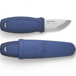 Couteau de poche Morakniv ELDRIS lame 6cm manche gomme bleu + etui