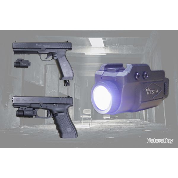 Lampe Tactique Vesta Defense F1 avec Fonction Stroboscope 500 Lumens