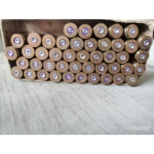 Rare : boite de munition US 9mm Winchester WW2 parachutage pour Sten avec 45 munitions neutralises