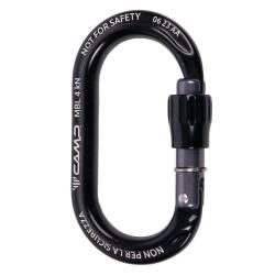 Mousqueton porte-cl&eacute;s Camp Ekto Lock &agrave; vis noir