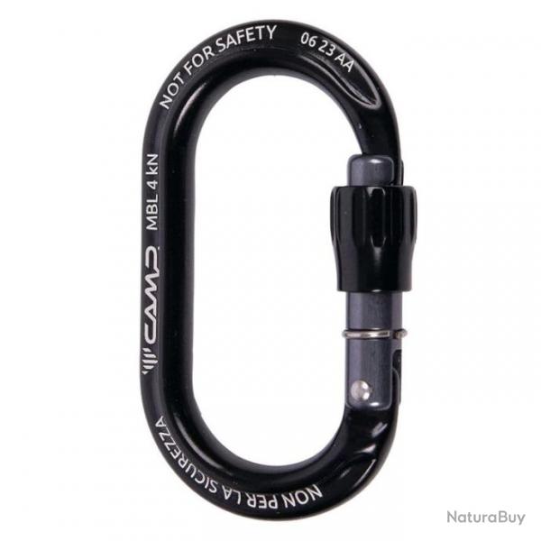 Mousqueton porte-cls Camp Ekto Lock  vis noir