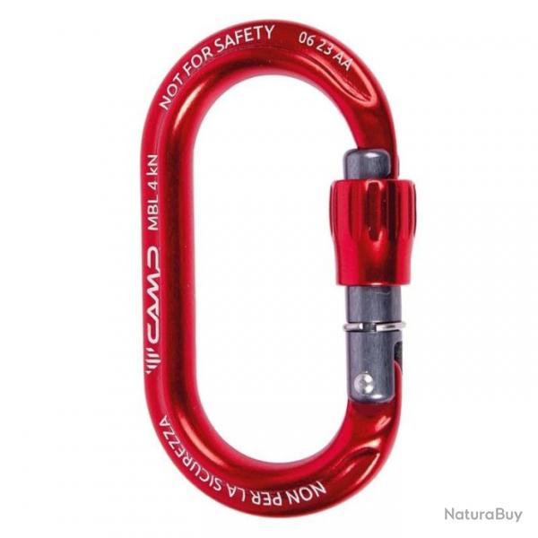 Mousqueton porte-cls Camp Ekto Lock  vis rouge