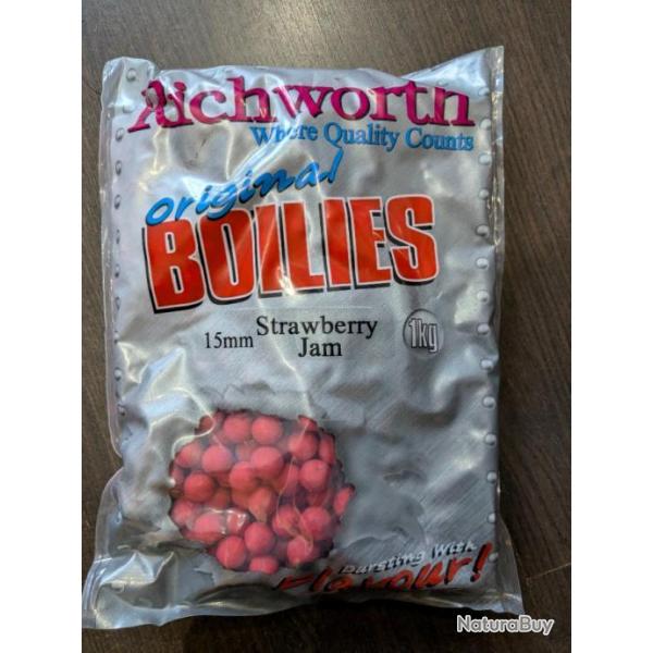 Boilies 15 mm RICHWORTH / STRAWBERRY / 1 kgs