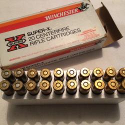 Boîte de 20 balles 284 winchester 150gr power point SP