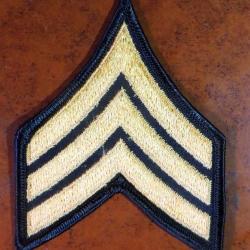 USA 1 authentique patch Grade E5 " SERGEANT " pour collection Ne pas porter