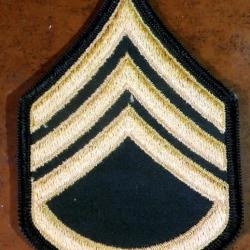 USA 1 authentique patch Grade E6 " STAFF SERGEANT " pour collection Ne pas porter