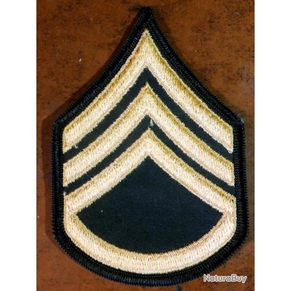 USA 1 authentique patch Grade E6 " STAFF SERGEANT " pour collection Ne pas porter