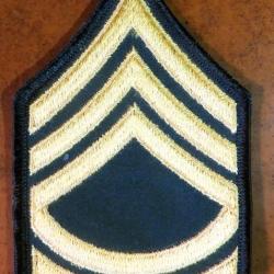 USA 1 authentique patch Grade E7 " SERGEANT 1°CLASS " pour collection Ne pas porter