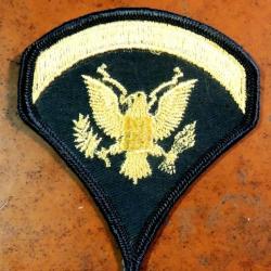 USA 1 authentique patch Rank Army specialist E5 / olive drab pour collection Ne pas porter