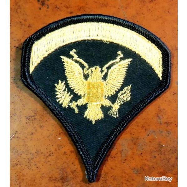 USA 1 authentique patch Rank Army specialist E5 / olive drab pour collection Ne pas porter