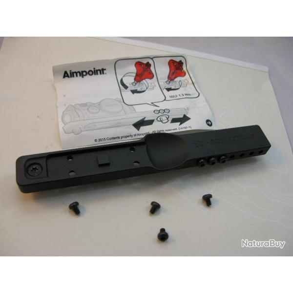 Montage, Kit, avec 2 points de fixation pour embases Leupold QR pour Aimpoint Acro C1 et C2