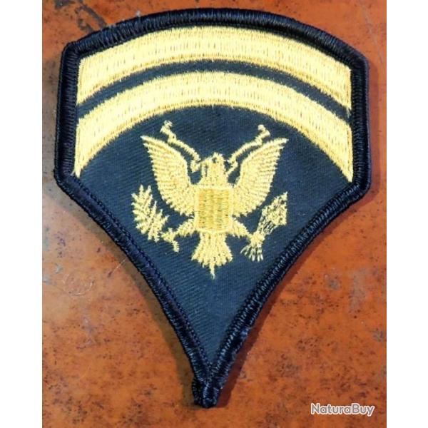 USA 1 authentique patch Rank Army specialist E6 / olive drab pour collection Ne pas porter