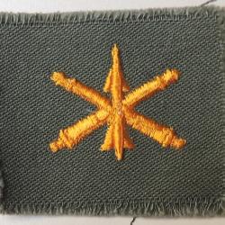 USA authentique collar patch Air Artillery / olive drab - années 40/60 pour collection Ne pas porter