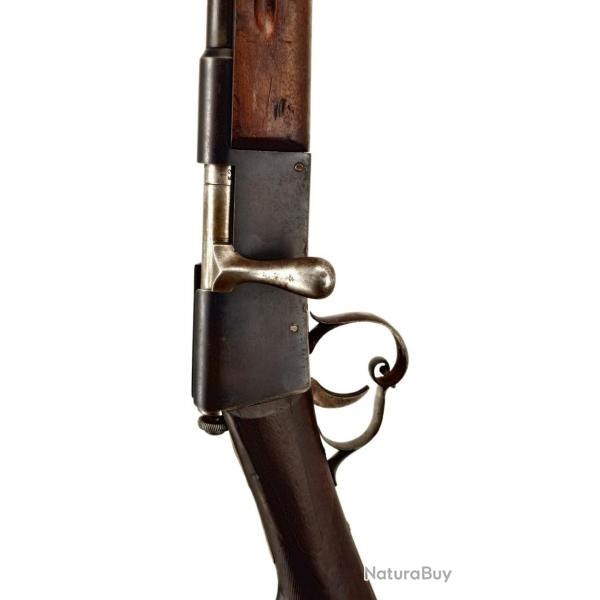CARABINE DE TIR CALIBRE 22LR MODELE LEBEL SCOLAIRE PONTET VOLUTE CROSSE ANGLAISE - FRANCE XIX Franc