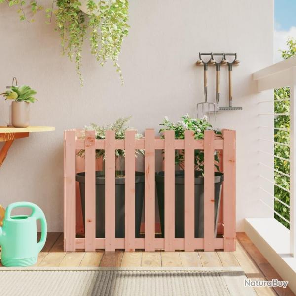 Lit surlev de jardin design de clture bois douglas massif alsavelo