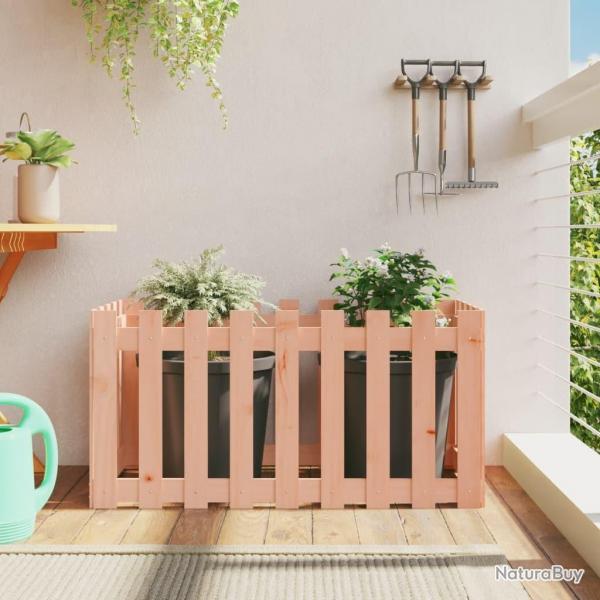 Lit surlev de jardin design de clture bois douglas massif alsavelo