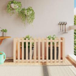 Lit surélevé de jardin design de clôture 150x50x70cm pin massif alsavelo