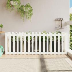 Lit surélevé de jardin design de clôture 200x50x70cm pin massif alsavelo