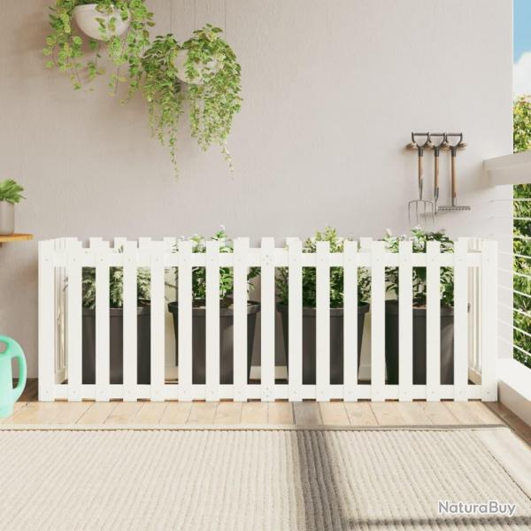 Lit surlev de jardin design de clture 200x50x70cm pin massif alsavelo