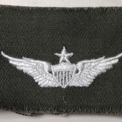 USA authentique collar patch Pilot Senior Badge olive/drab 40/60 pour collection Ne pas porter