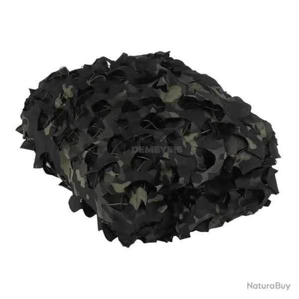 Filet de Camouflage Tactique - Multicam Noir / 2M x 1.5M