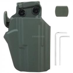 Holster Universel Compatible Beretta, Sig Sauer, CZ, et Plus - Vert OD