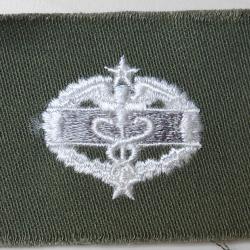 USA authentique collar patch COMBAT MEDICAL 2 Awards olive/drab 40/60 pour collection Ne pas porter