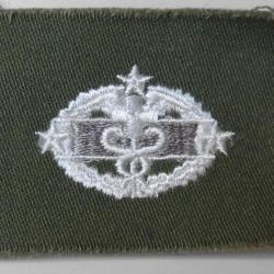 USA authentique collar patch COMBAT MEDICAL 3 Awards olive/drab 40/60 pour collection Ne pas porter