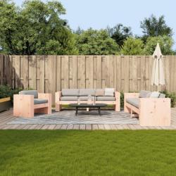 Salon de jardin 2 pcs bois massif douglas