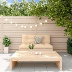 Salon de jardin 2 pcs bois de pin massif