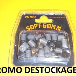 25 munitions SOFT GOMM calibre 8.8x10 SAPL à 19.99 Euros !!!!! - VENDU PAR JEPERCUTE (GE124)