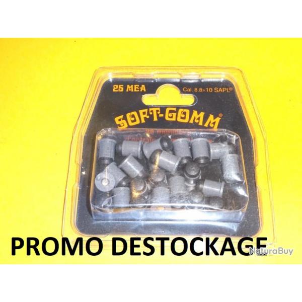 25 munitions SOFT GOMM calibre 8.8x10 SAPL  19.99 Euros !!!!! - VENDU PAR JEPERCUTE (GE124)