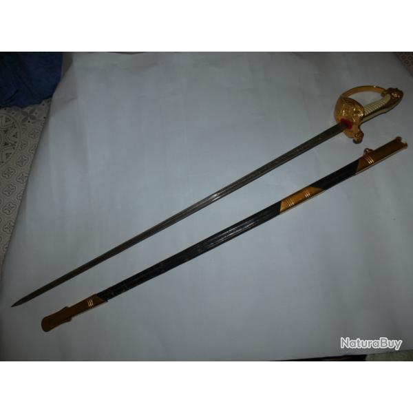 sabre marine espagnole toledo avec fourreau