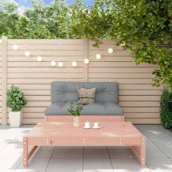 Salon de jardin 2 pcs avec coussins bois massif douglas